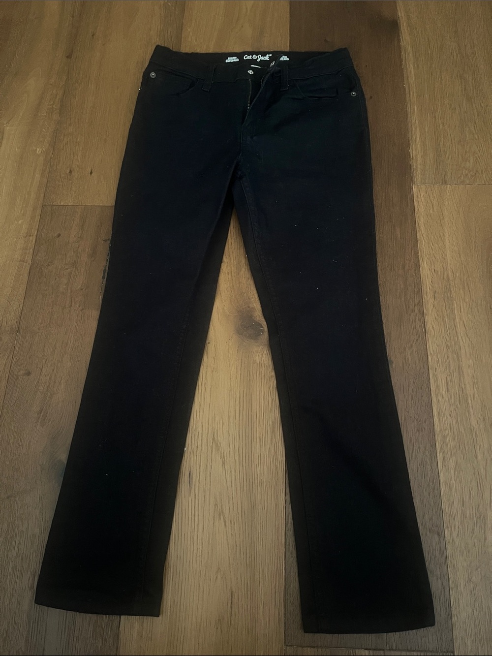 Cut Loose Kids Black Straight-Leg Jeans